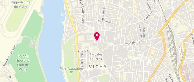 Plan de Lingerie Dorothée Vanessa, 13 Rue Lucas, 03200 Vichy