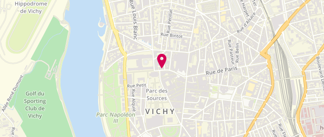 Plan de Devernois, 15 Rue Lucas, 03200 Vichy