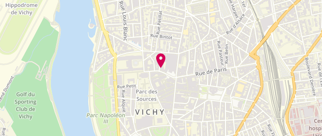 Plan de Darling, 23 Rue Lucas, 03200 Vichy