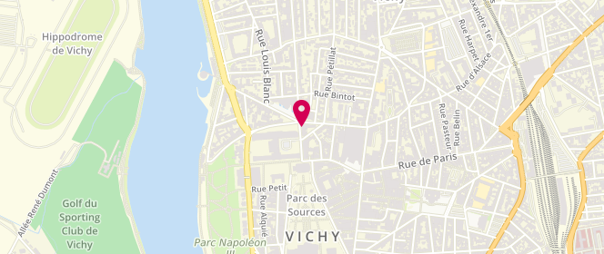 Plan de Euro Vêtements, 10 Avenue Thermale, 03200 Vichy
