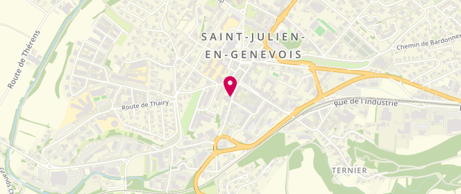 Plan de Mod Elle et Lui, 16 Grand Rue, 74160 Saint-Julien-en-Genevois
