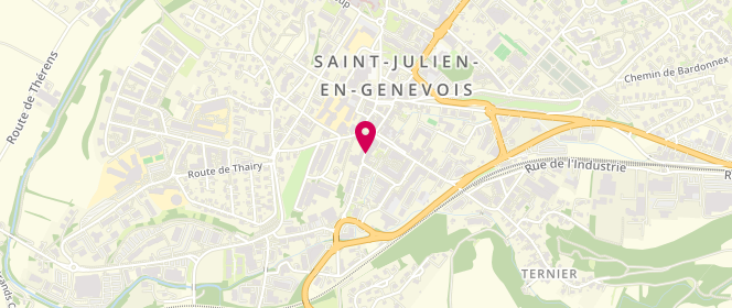 Plan de Nevermind, 33 Grand Rue, 74160 Saint-Julien-en-Genevois