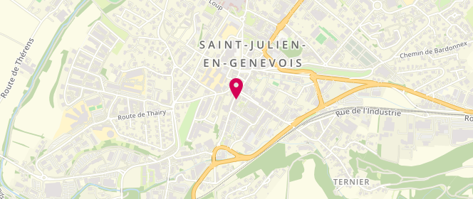 Plan de La Folle Idée, 27 Grand Rue, 74160 Saint-Julien-en-Genevois