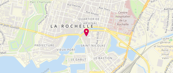Plan de A ton étoile, 13 Rue Saint-Nicolas, 17000 La Rochelle