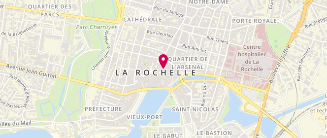 Plan de Lazzara, H 39, 19 Rue Gentilshommes, 17000 La Rochelle