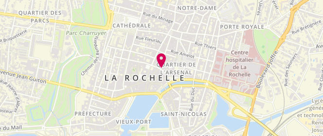 Plan de Jacadi, 6 Rue des Merciers, 17000 La Rochelle