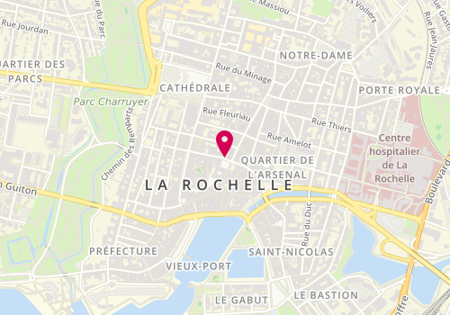 Plan de Poupée poudrée, 6 Rue Dupaty, 17000 La Rochelle