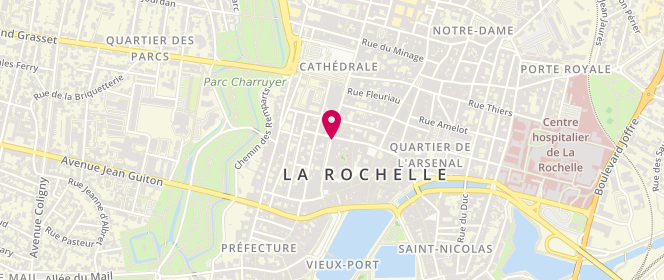 Plan de Chapellerie de l'Aunis, 1 Rue du Palais, 17000 La Rochelle