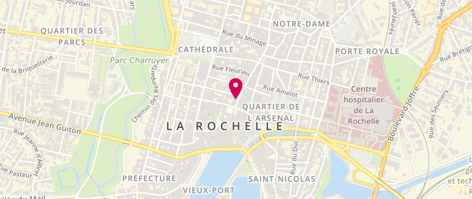 Plan de Ma Brindille, 11 Rue Saint-Yon, 17000 La Rochelle