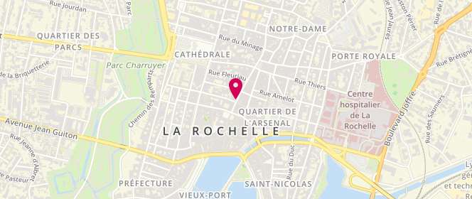 Plan de The Kooples Diffusion, 15 Rue Saint-Yon, 17000 La Rochelle