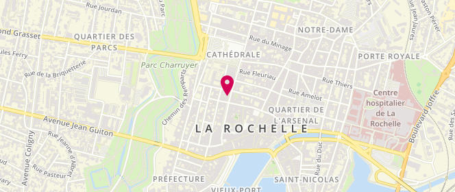 Plan de Les S Urs Chiffons, 11 Rue Chaudrier, 17000 La Rochelle