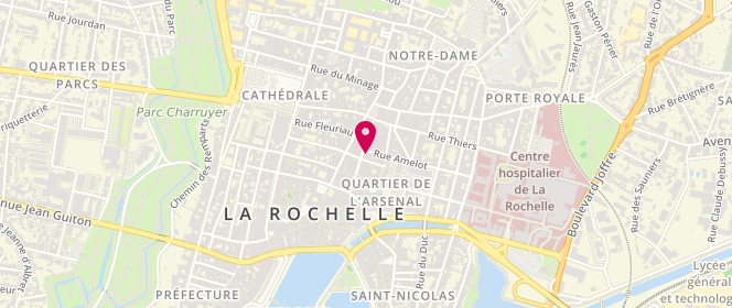 Plan de Naf Naf, 42 Rue des Merciers, 17000 La Rochelle