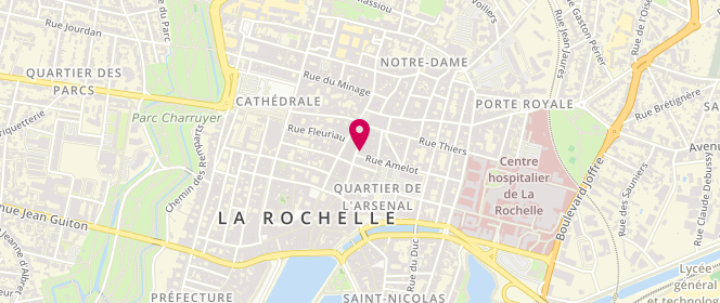 Plan de IZAC, 44 Rue des Merciers, 17000 La Rochelle