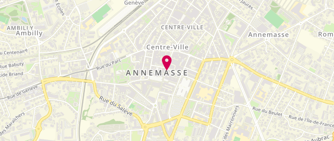 Plan de Armand Thiery Femme, 8 Rue du Commerce, 74100 Annemasse