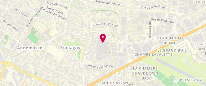 Plan de Cache Cache, Centre Commercial Géant
14 Rue de la Résistance, 74100 Annemasse