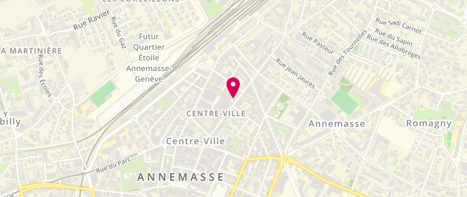 Plan de H&M, Rue du Chablais, 74100 Annemasse