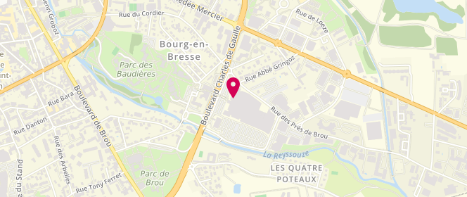 Plan de Carnaby, Centre Commercial Carrefour Brou
Boulevard Charles de Gaulle, 01000 Bourg-en-Bresse