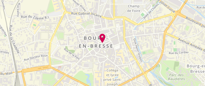 Plan de Bello - Magasin de vêtements, 9 Rue du Maréchal Joffre, 01000 Bourg-en-Bresse
