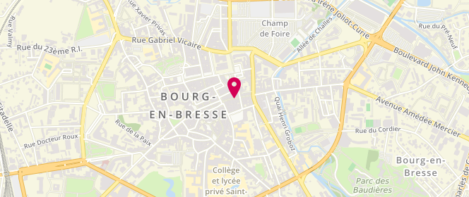 Plan de Etam Lingerie, 20 Rue Maréchal Foch, 01000 Bourg-en-Bresse