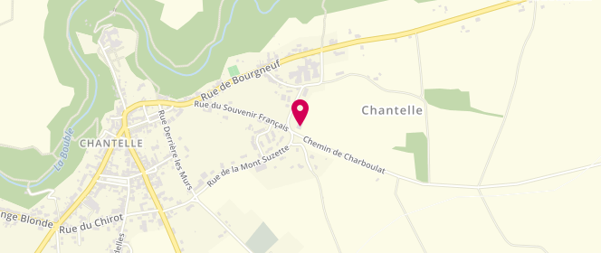 Plan de OKO Que des marques Chantelle, 1 Chemin de Charboulat, 03140 Chantelle