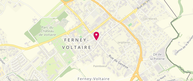 Plan de Maité, 5 Grand' Rue, 01210 Ferney-Voltaire