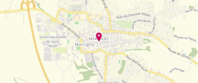 Plan de Tendance, 21 place du Cours, 71110 Marcigny
