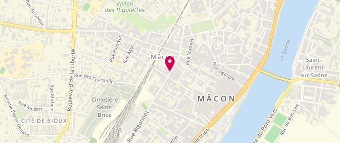 Plan de Magie Blanche, 32 Rue Victor Hugo, 71000 Mâcon