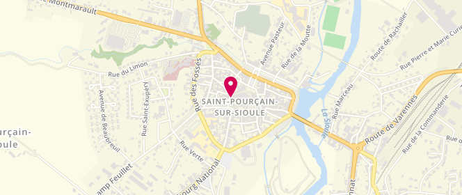 Plan de Ma Bonne Étoile, 10 Rue Alsace Lorraine, 03500 Saint-Pourçain-sur-Sioule