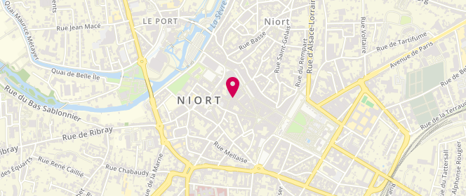 Plan de Sud Express Niort, 21 Rue Saint-Jean, 79000 Niort