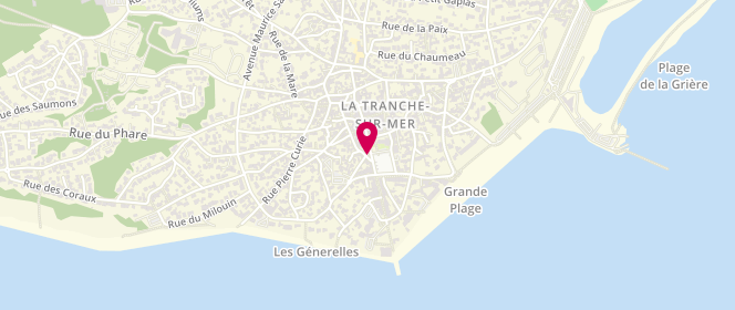 Plan de Château de Sable, 32 avenue de la Plage, 85360 La Tranche-sur-Mer