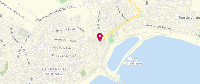 Plan de Lob Store Surfshop, 14 Rue du Perthuis Breton, 85360 La Tranche-sur-Mer