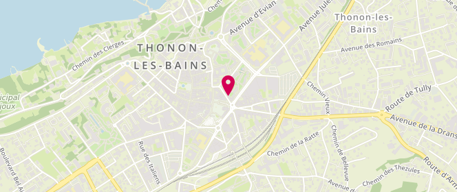 Plan de La Grange Aux Fripes, 5 Rue des Granges, 74200 Thonon-les-Bains