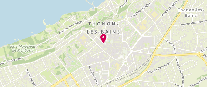 Plan de Discobole, 18 Rue Vallon, 74200 Thonon-les-Bains