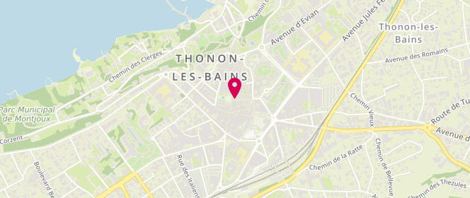 Plan de Tvm, 2 Rue Saint-Sébastien, 74200 Thonon-les-Bains