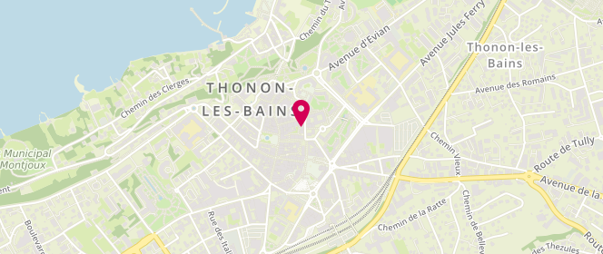 Plan de Boutique Pomme, 12 Rue des Granges, 74200 Thonon-les-Bains