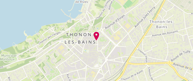 Plan de L'Ornement, 28 Rue des Granges, 74200 Thonon-les-Bains