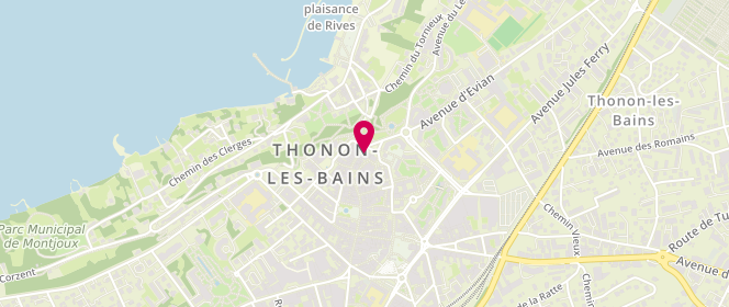 Plan de Le Lac Marin, 81 Grande Rue, 74200 Thonon-les-Bains
