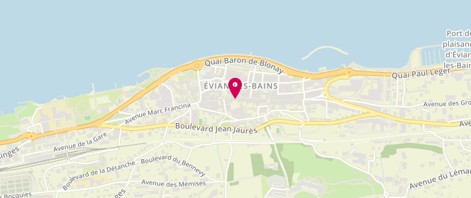 Plan de Carnaby Evian-les-bains, 55 Rue Nationale, 74500 Évian-les-Bains