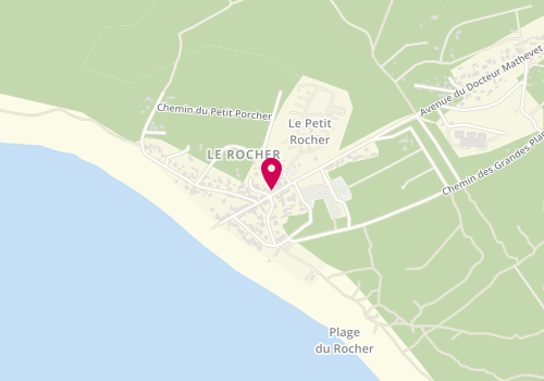 Plan de BLANCHARD Thierry, Résidence Plage du Rocher 1314 Avenue Doct Mathevet, 85560 Longeville-sur-Mer