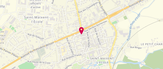 Plan de Tendances - St Maixent L’école, 8 Rue Chalon, 79400 Saint-Maixent-l'École