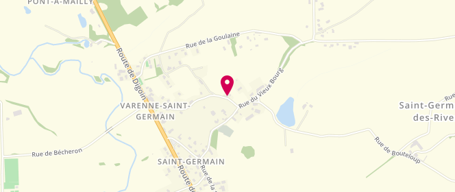 Plan de Gaby Chaussures, Le Bourg, 71600 Varenne-Saint-Germain