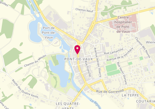 Plan de Cath'Alise, 22 Rue Maréchal de Lattre de Tassigny, 01190 Pont-de-Vaux