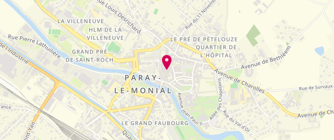 Plan de Apparence, 7 Rue Victor Hugo, 71600 Paray-le-Monial
