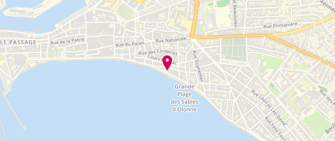 Plan de Beach Box & Bikini, 45 promenade Georges Clemenceau, 85100 Les Sables-d'Olonne