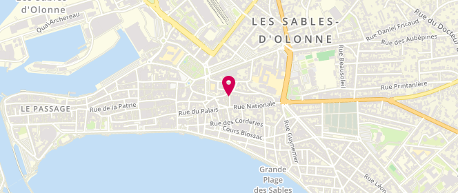 Plan de Mademoiselle Clara, 26 Rue de l'Hôtel de Ville, 85100 Les Sables-d'Olonne