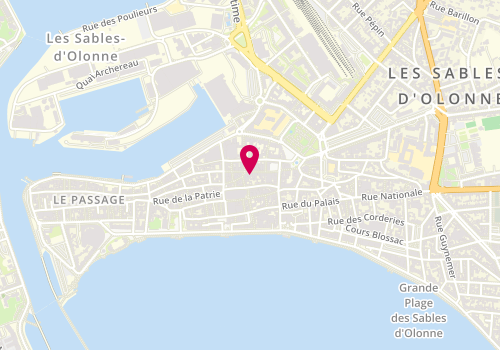 Plan de Sapotille, 33 Rue de l'Hôtel de Ville, 85100 Les Sables-d'Olonne