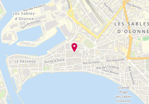 Plan de Etam Lingerie, 12 Rue de l'Hôtel de Ville, 85100 Les Sables-d'Olonne