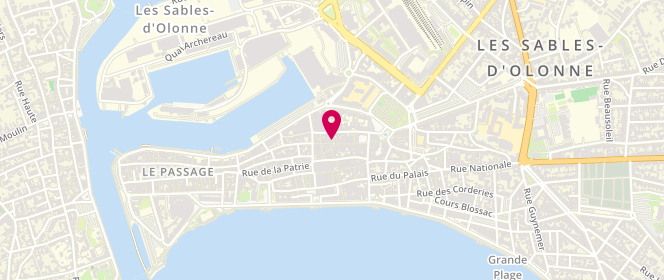 Plan de Cruise Line, 20 Rue de l'Hôtel de Ville, 85100 Les Sables-d'Olonne