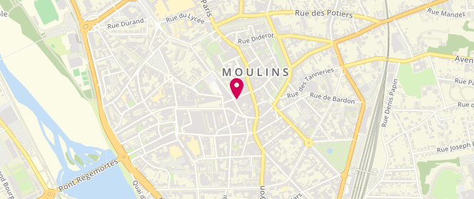 Plan de Jlv, 21 Rue Allier, 03000 Moulins