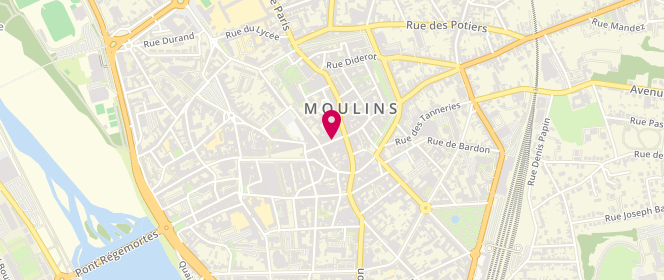 Plan de Mado et Les Autre, 30 Rue d'Allier, 03000 Moulins